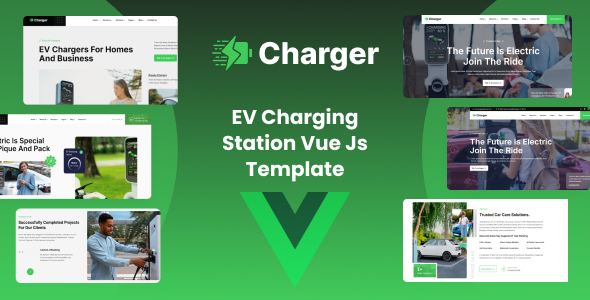 Charger - EV Charging Station Vue Js Template Charger - EV Charging Station Vue Js Template