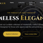 ChronoLux | Luxury Watch Store Landing Page HTML Template