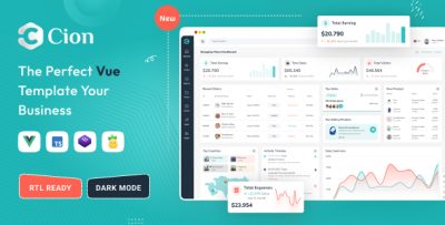 Cion Vue Js Admin Template