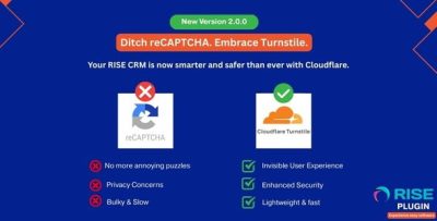 Cloudflare Turnstile CAPTCHA Plugin for Rise CRM