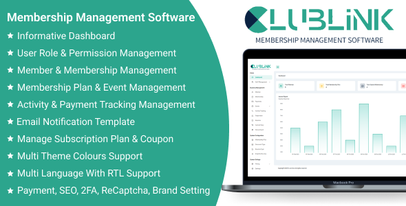 Clublink SaaS - Membership Management Software Clublink SaaS - Membership Management Software
