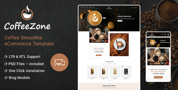 CoffeeZone - Cafe & Coffee OpenCart Shop CoffeeZone - Cafe & Coffee OpenCart Shop