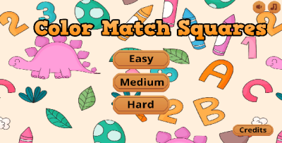 Color Match Squares | Educational Game | Html5 Game | Unity
