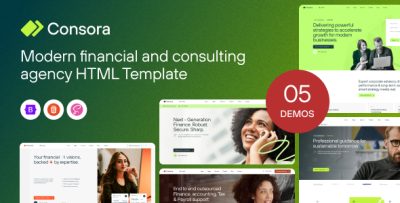 Consora - Business Finance & Consulting HTML Template