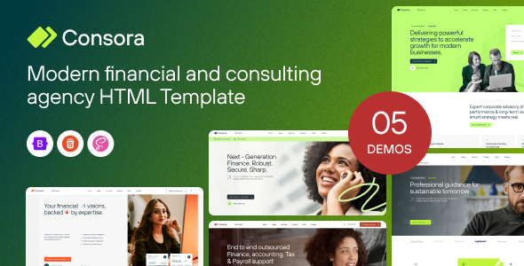 Consora - Business Finance & Consulting HTML Template Consora - Business Finance & Consulting HTML Template