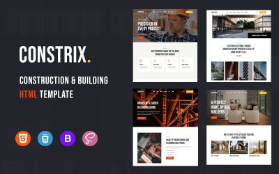 Constrix | Construction & Building HTML template