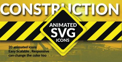 Construction SVG Animated Icons