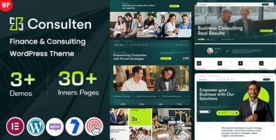 Consulten - Finance & Consulting WordPress Theme