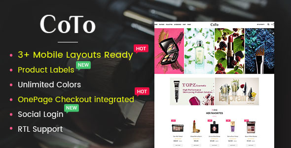 Coto - Beauty & Spa Store OpenCart 2.3 Theme Coto - Beauty & Spa Store OpenCart 2.3 Theme