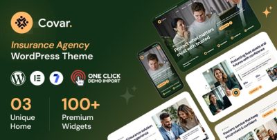 Covar - Insurance Agency WordPress Theme