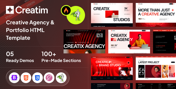 Creatim - Creative Website HTML Template Creatim - Creative Website HTML Template