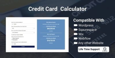 Credit Card Calculator - Web Calculator for your website.