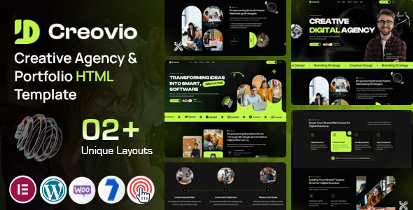 Creovio - Creative Agency & Portfolio HTML Template Creovio - Creative Agency & Portfolio HTML Template