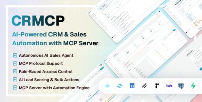 CRMCP - AI CRM & Sales Automation Platform with MCP Integration