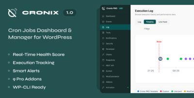 Cronix - Cron Jobs Dashboard & Manager for WordPress