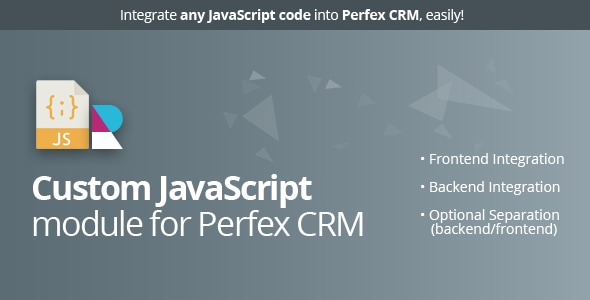 Custom JavaScript module for Perfex Custom JavaScript module for Perfex