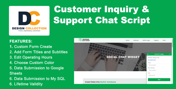 Customer Inquiry & Support Chat Script Customer Inquiry & Support Chat Script