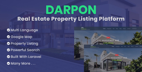 DARPON - Real Estate Property Listing Platform DARPON - Real Estate Property Listing Platform