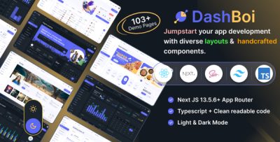 Dashboi - Multipurpose React Next JS Tailwind CSS Dashboard System