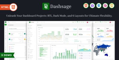 Dashsage - Bootstrap 5 Admin & Dashboard Template