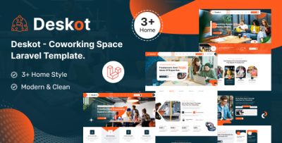 Deskot - Coworking Space Laravel Template