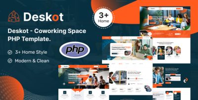 Deskot - Coworking Space PHP Template