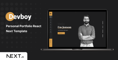 Devboy - Personal Portfolio React NextJS Template