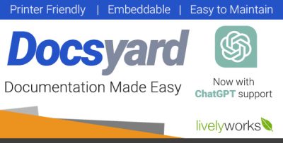 Docsyard - Easy Documentation Tool - Docs creation using ChatGPT