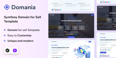 Domania - Domain For Sell CodeIgniter Template