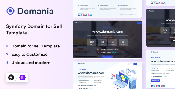 Domania - Domain For Sell CodeIgniter Template Domania - Domain For Sell CodeIgniter Template