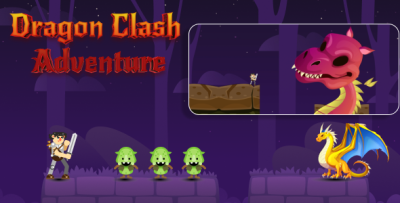 Dragon Clash Adventure - HTML5 Game | Construct 3 with Admob