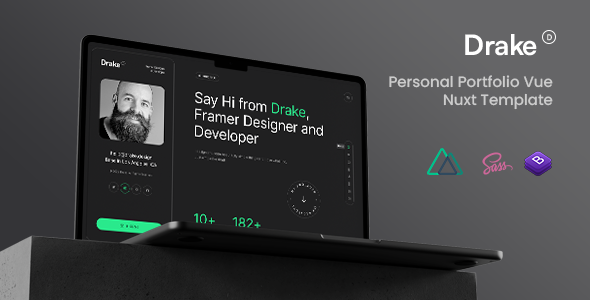Drake – Personal Portfolio Vue Nuxt Template Drake – Personal Portfolio Vue Nuxt Template
