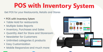 Easy POS With Online Orders and Inventory System