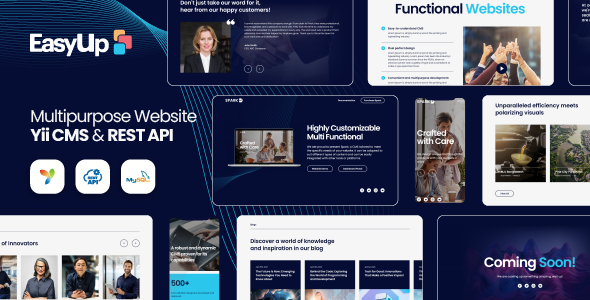 Easy Up | Multipurpose Website - Yii CMS & REST API Easy Up | Multipurpose Website - Yii CMS & REST API