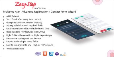 EasyStep - Multistep Ajax Advanced Registration / Contact / Loan  Form Wizard
