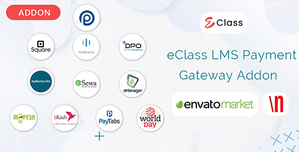 eClass LMS Payment Gateways Addon eClass LMS Payment Gateways Addon