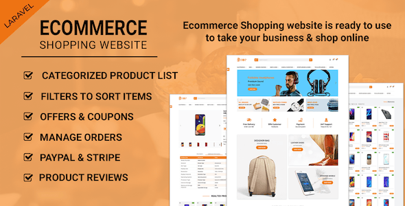 Ecommerce Shopping Website - Take Your Shop Online With Laravel Ecommerce Shopping Website - Take Your Shop Online With Laravel