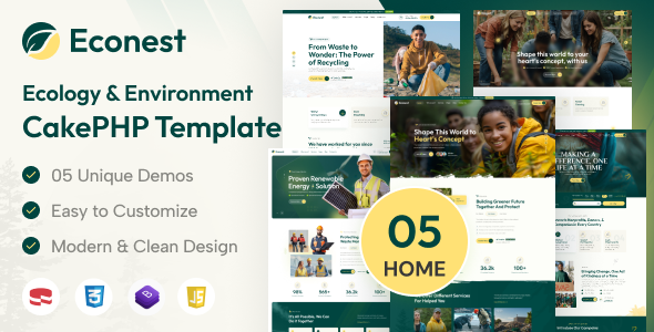 Econest - Ecology & Environment CakePHP Template Econest - Ecology & Environment CakePHP Template