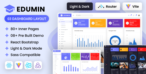 EduMin - Vite Education Admin Dashboard Template EduMin - Vite Education Admin Dashboard Template