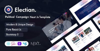 Electian - Political Campaign Next Js Template