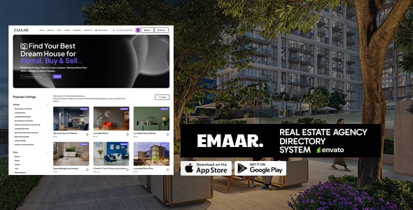 Emaar – Real Estate Agency Directory System Emaar – Real Estate Agency Directory System