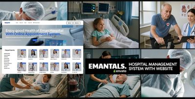 Emantals - Hospital Management System with Website
