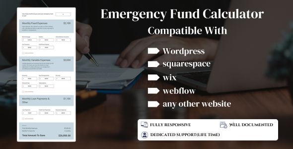 Emergency Fund Calculator - Web Calculator for your Website Emergency Fund Calculator - Web Calculator for your Website