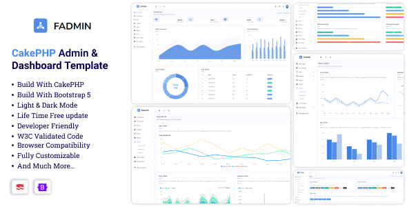 Fadmin - CakePHP Admin & Dashboard Template Fadmin - CakePHP Admin & Dashboard Template