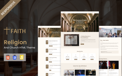 Faith - Religion And Church HTML Theme