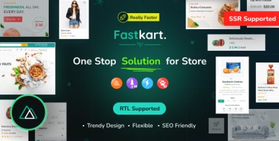 Fastkart - Ecommerce template with Nuxt Js