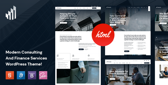 Finanzia - Modern Consulting & Finance HTML5 Template Finanzia - Modern Consulting & Finance HTML5 Template
