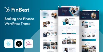 Finbest - Banking and Finance React Next js Template