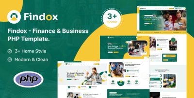 Findox - Finance & Business PHP Template