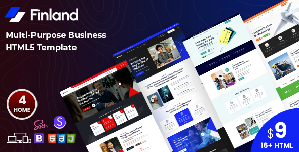 Finland – Multi-Purpose Business HTML Template Finland – Multi-Purpose Business HTML Template
